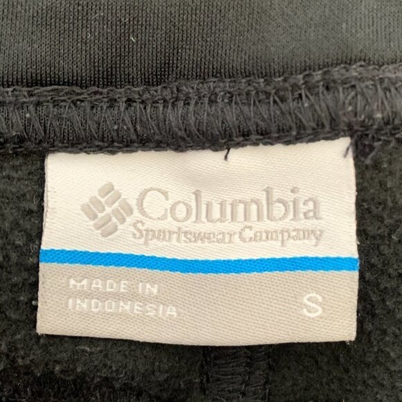 COLUMBIA Black Fleece Pants Outdoors Winter Gorpcore Women's Size Small - Picture 7 of 10